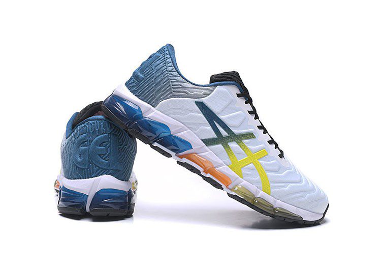 נעלי אסיקס-ASICS - GEL-QUANTUM - White & Blue – תמונה 6