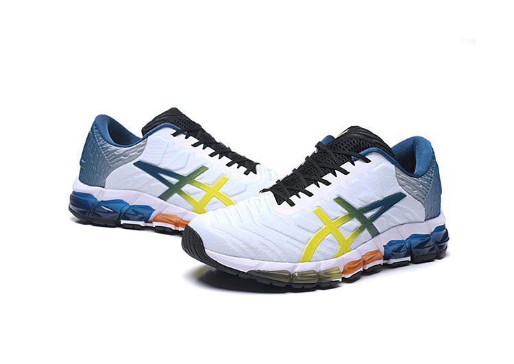 נעלי אסיקס-ASICS - GEL-QUANTUM - White & Blue – תמונה 7