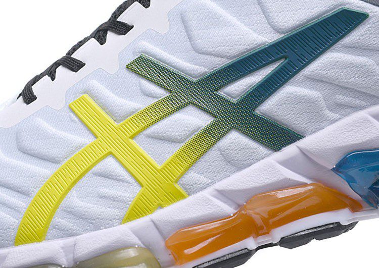 נעלי אסיקס-ASICS - GEL-QUANTUM - White & Blue – תמונה 11