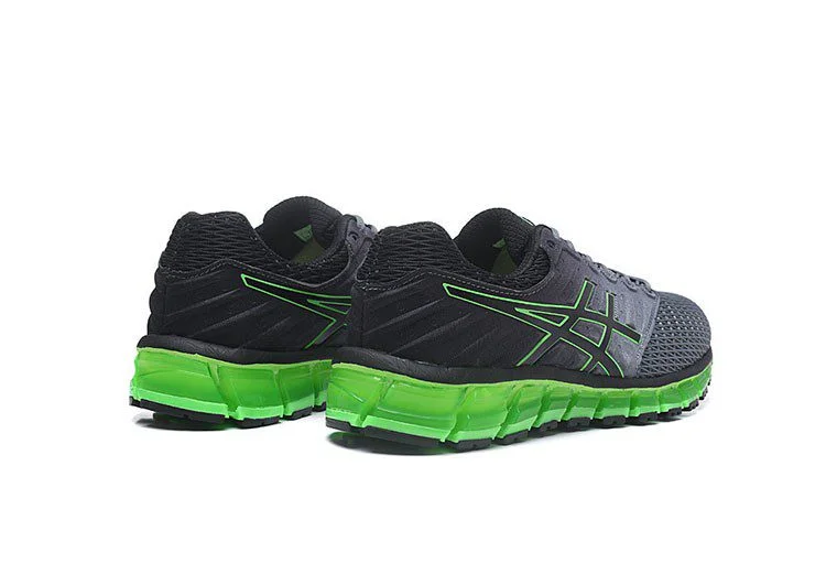 נעלי אסיקס-ASICS - Gray Fluorescent Green – תמונה 7