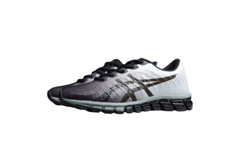 נעלי אסיקס-ASICS - Gray - White & Black – תמונה 3