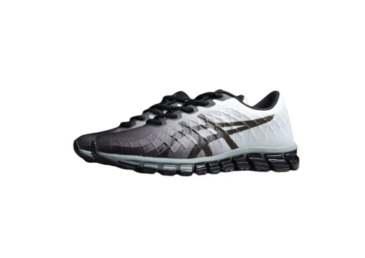 נעלי אסיקס-ASICS - Gray - White & Black – תמונה 3