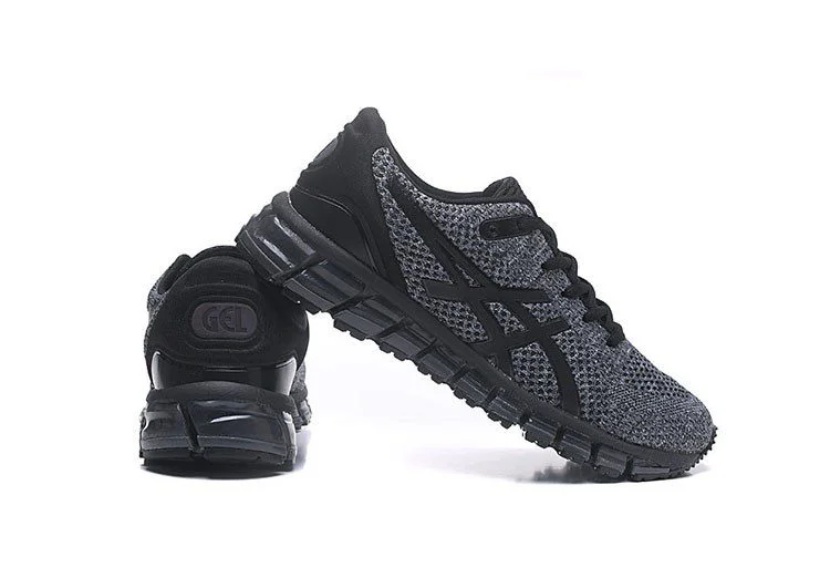 נעלי אסיקס-ASICS - KNIT 2 - Black Gray – תמונה 4