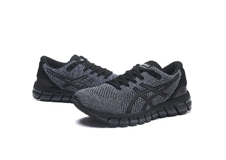 נעלי אסיקס-ASICS - KNIT 2 - Black Gray – תמונה 5