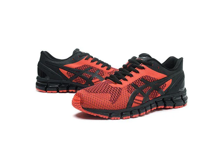 נעלי אסיקס-ASICS - KNIT - Light-Red Black – תמונה 2