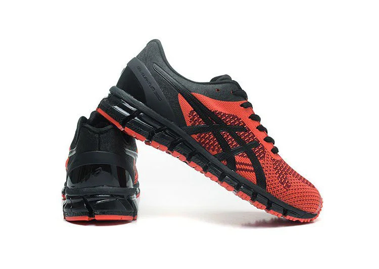 נעלי אסיקס-ASICS - KNIT - Light-Red Black – תמונה 4