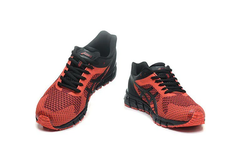 נעלי אסיקס-ASICS - KNIT - Light-Red Black – תמונה 5