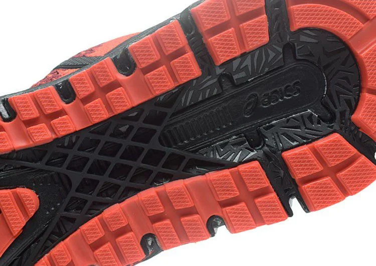 נעלי אסיקס-ASICS - KNIT - Light-Red Black – תמונה 9