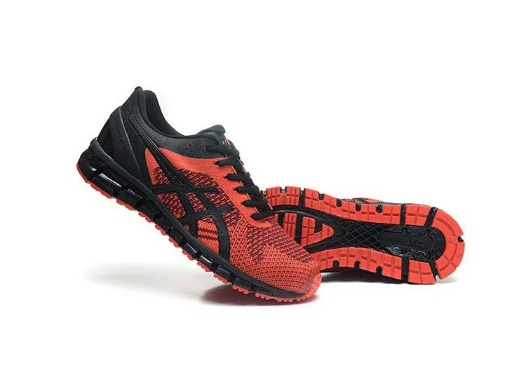 נעלי אסיקס-ASICS - KNIT - Light-Red Black – תמונה 6
