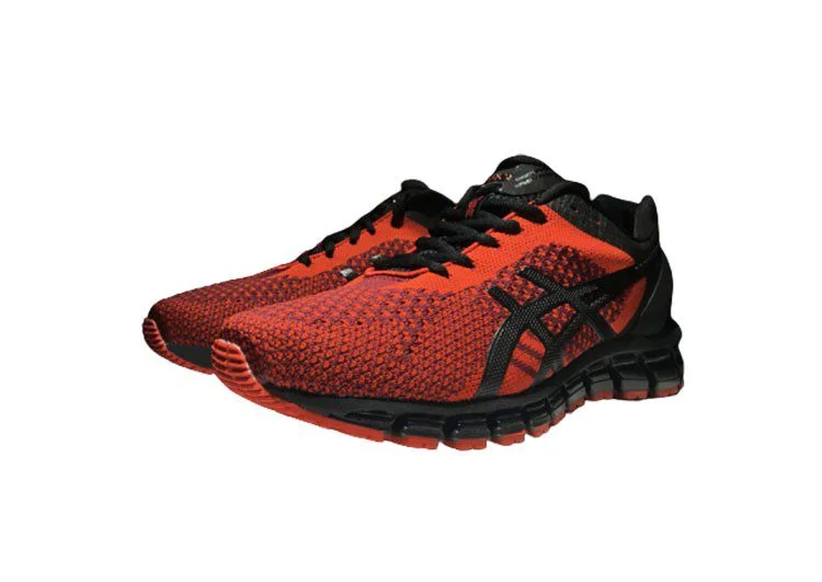 נעלי אסיקס-ASICS - KNIT - Red Black – תמונה 5
