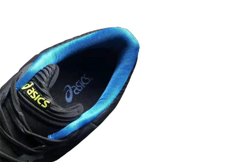 נעלי אסיקס-ASICS - QUANTUM - Black & Blue - 3M Reflective – תמונה 5