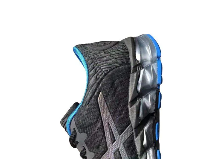 נעלי אסיקס-ASICS - QUANTUM - Black & Blue - 3M Reflective – תמונה 6