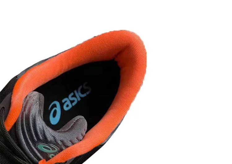 נעלי אסיקס-ASICS - QUANTUM - Black Gray ORG – תמונה 7