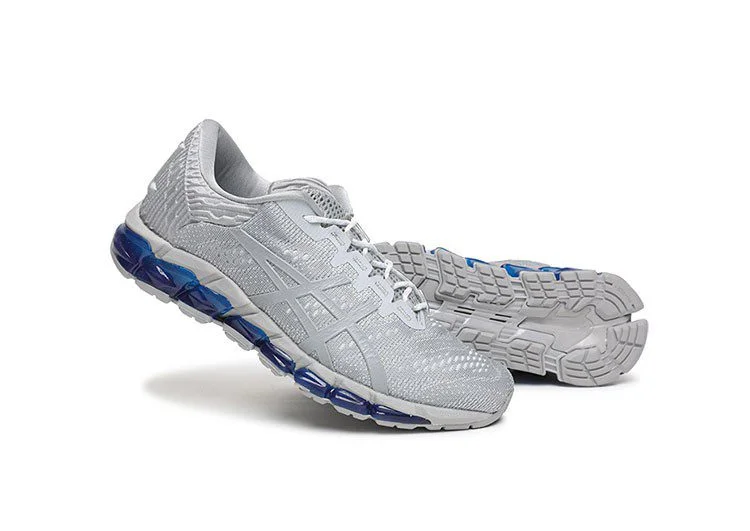 נעלי אסיקס-ASICS - QUANTUM - Jacquard Noodle JCQ - Gray Silver – תמונה 3