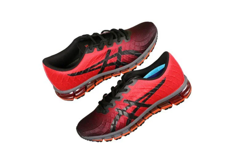 נעלי אסיקס-ASICS - Red & Black – תמונה 3