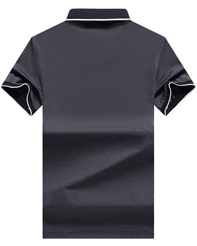 בוס-HUGO BOSS POLO TSHIRT MEN'S-Black – תמונה 2