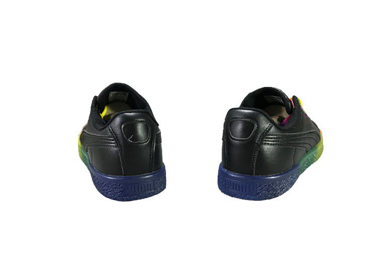 נעלי פומה-puma CLYDE PRIDE colorful casual sneakers-Black – תמונה 8