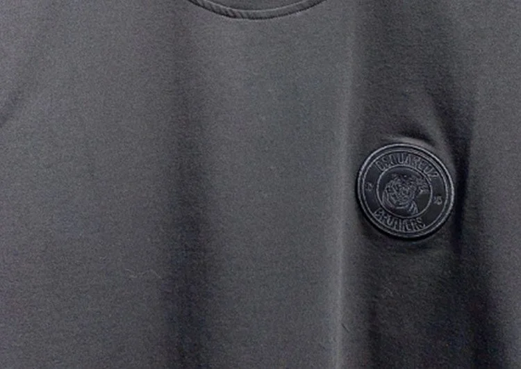 DSQUARED2 TSHIRT MEN SHORT-Black & Black Logo – תמונה 3
