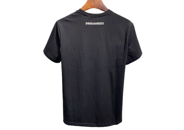 DSQUARED2 TSHIRT MEN SHORT - Black Red & White – תמונה 2