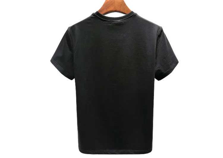 DSQUARED2 TSHIRT MEN SHORT-Black White Blue – תמונה 2
