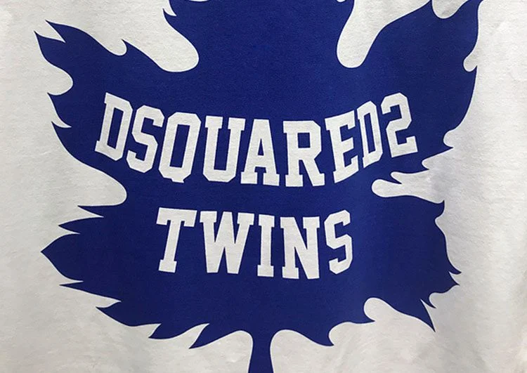 DSQUARED2 TSHIRT MEN SHORT-White Blue – תמונה 3
