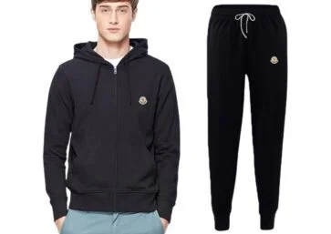 מונקלר-MONCLER SUIT MEN Women-Black