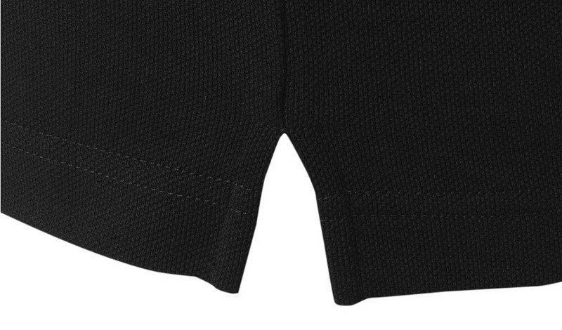 פראדה-PRADA TSHIRT POLO SHORT MEN - Black & White Blue Border – תמונה 9