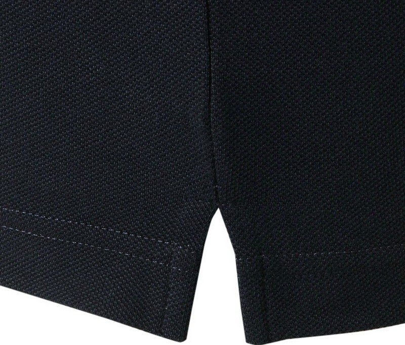 פראדה-PRADA TSHIRT POLO SHORT MEN - Black & White Blue Border – תמונה 11