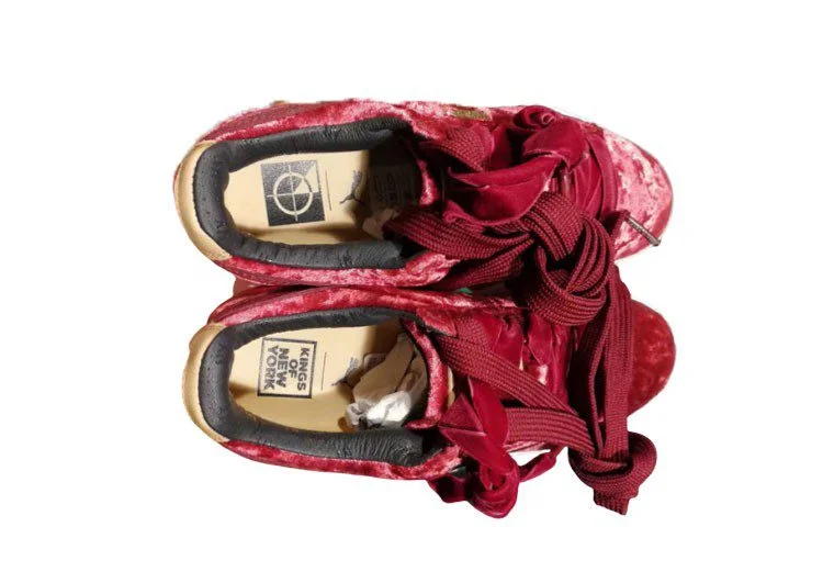 נעלי פומה- PUMA CLYDE x EXTRA BUTTER-Velvet Color Fire Brick – תמונה 3