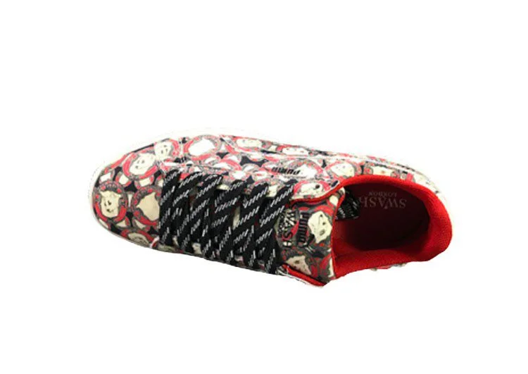 נעלי פומה- PUMA STATES X SWASH FG casual sneakers-Black-Red – תמונה 5