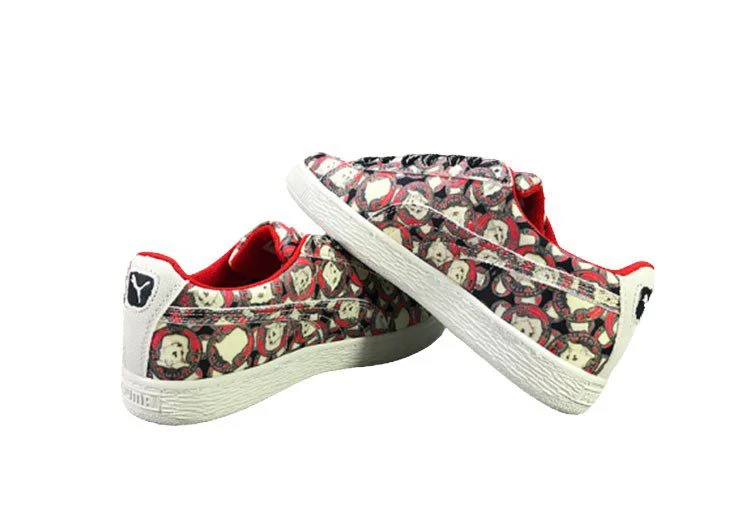 נעלי פומה- PUMA STATES X SWASH FG casual sneakers-Black-Red – תמונה 4