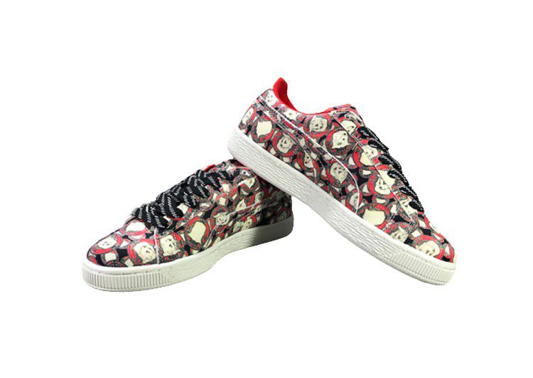 נעלי פומה- PUMA STATES X SWASH FG casual sneakers-Black-Red – תמונה 3
