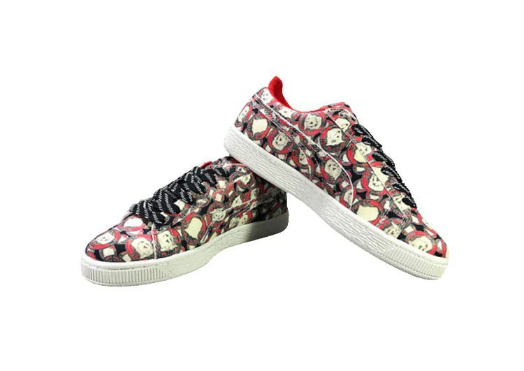 נעלי פומה- PUMA STATES X SWASH FG casual sneakers-Black-Red – תמונה 3