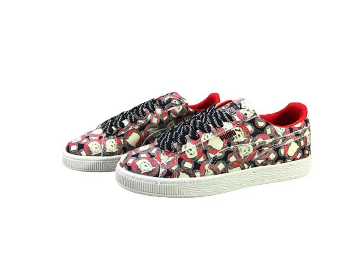 נעלי פומה- PUMA STATES X SWASH FG casual sneakers-Black-Red – תמונה 2