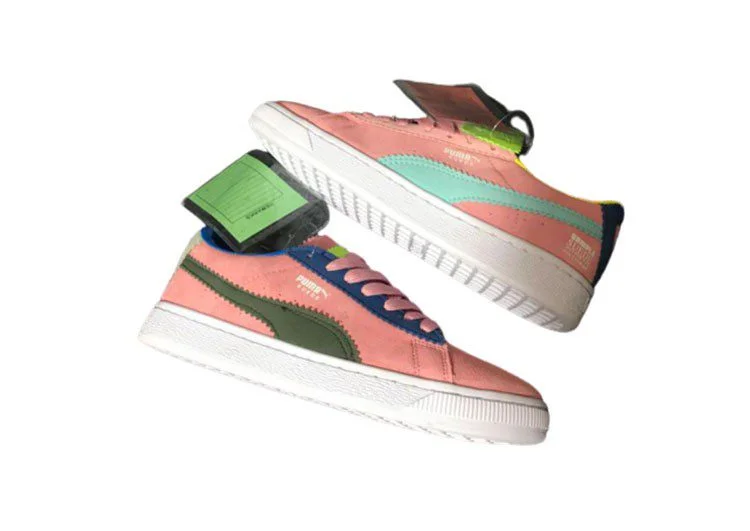 נעלי פומה- PUMA Sample Suede by Michael Lau-Sea Pink – תמונה 3
