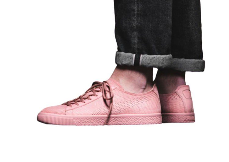 נעלי פומה- PUMA X STAMPD CLYDE-Pink Flare – תמונה 3