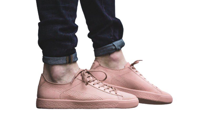 נעלי פומה- PUMA X STAMPD CLYDE-Pink Flare – תמונה 5