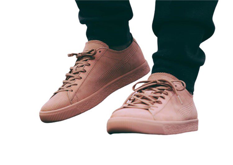 נעלי פומה- PUMA X STAMPD CLYDE-Pink Flare – תמונה 4