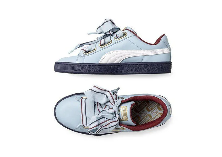 נעלי פומה- PUMA basket heart rihanna leather -Spindle – תמונה 2