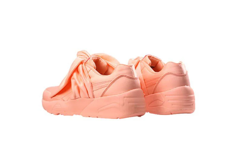 נעלי פומה- PUMA rihanna bow rubbon silk cherry blossom pink -Apricot – תמונה 8