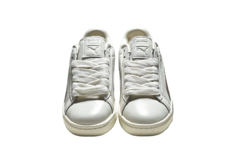 נעלי פומה-Puma Basket classic LFS-Snow Drift-Medium Wood – תמונה 5