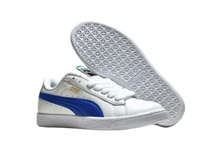 נעלי פומה-Puma Basket classic LFS-White-Blue – תמונה 8
