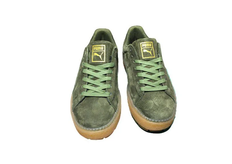 נעלי פומה- Puma suede platform rihanna plarform shoes-Bitter – תמונה 8