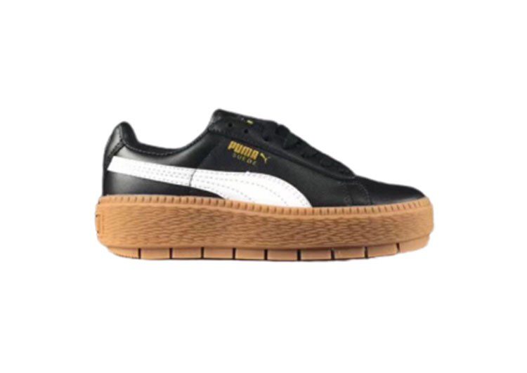 נעלי פומה- Puma suede platform rihanna platform shoes leather-Black Russian – תמונה 2