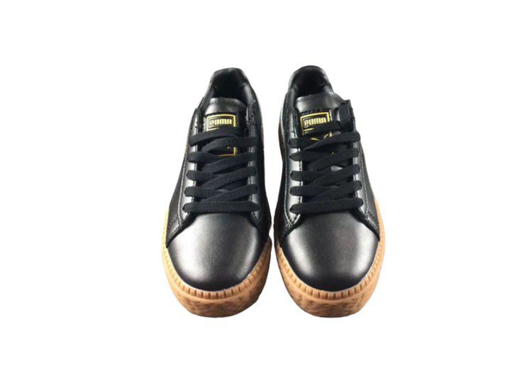 נעלי פומה- Puma suede platform rihanna platform shoes leather-Black Russian – תמונה 3