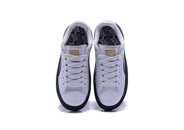 נעלי פומה- Puma suede platform rihanna platform shoes leather-Lavender Grey – תמונה 3