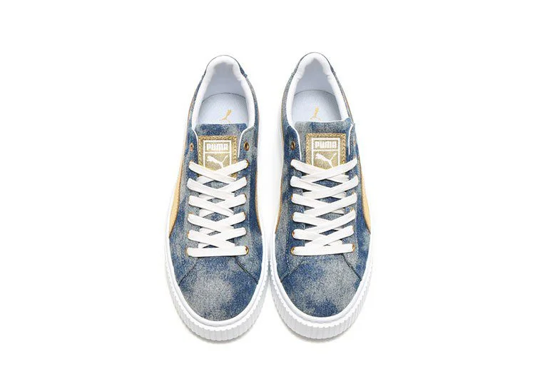 נעלי פומה-Rihanna II Puma Denim Satin-Blue Whale – תמונה 3