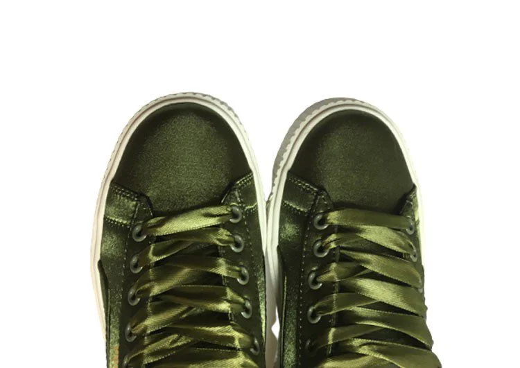 נעלי פומה-Rihanna II Puma Velvet Denim Satin-Petite Highland – תמונה 8