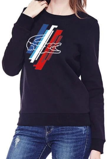 לקוסט-LACSOTE  SWETER WOMEN DESGIN- BLACK