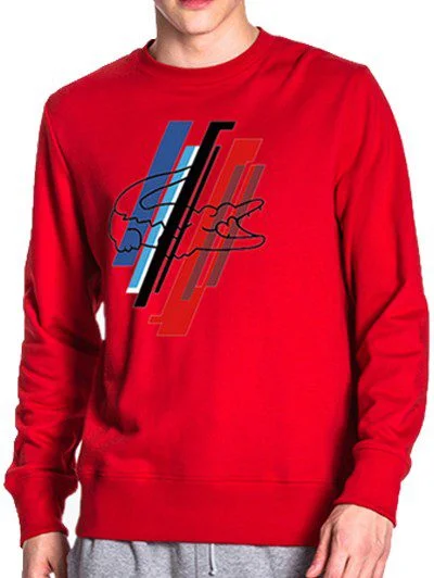 לקוסט-LACSOTE SWETER MEN DESGIN- RED